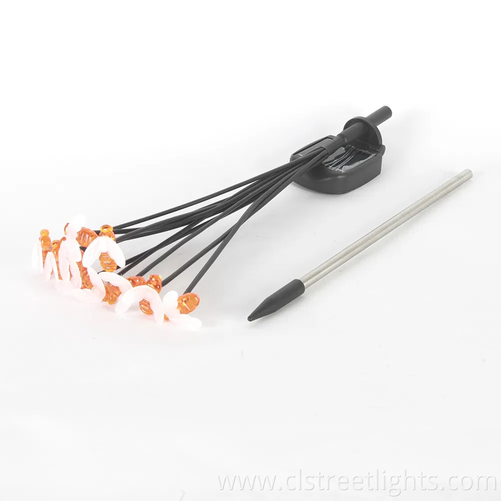 Yichen 10PCS Bee Waterproof Solar LED Garden Lawn Light